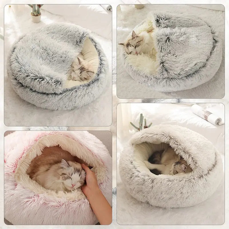 CozyCave Plush Pet Bed