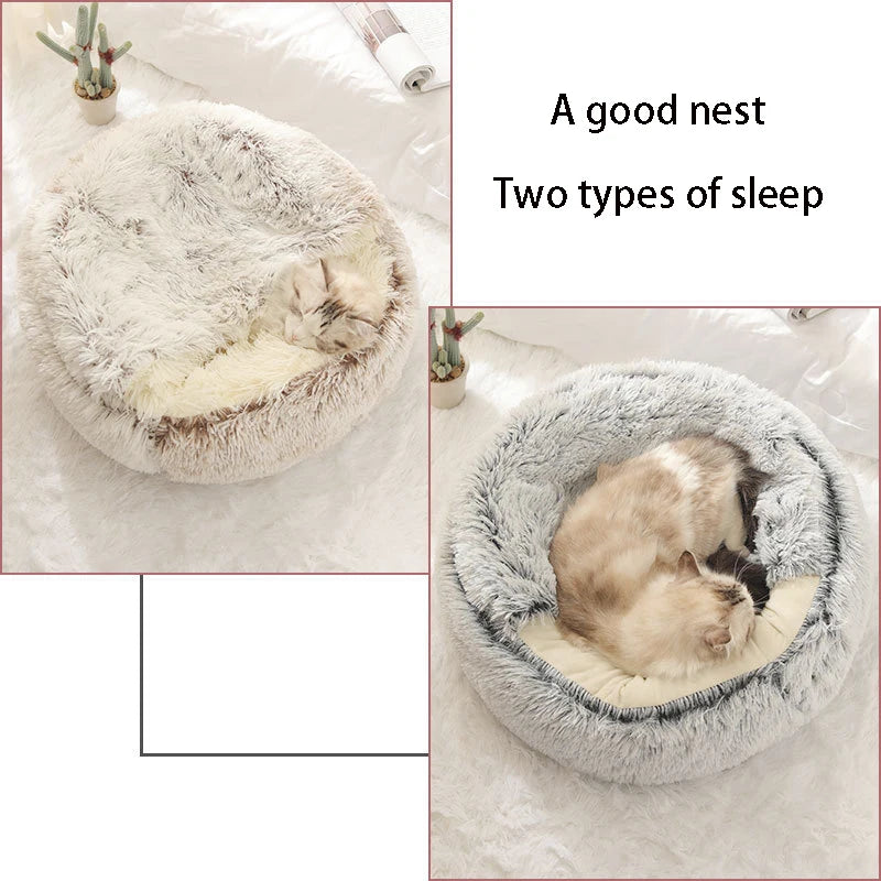 CozyCave Plush Pet Bed