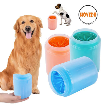 Dog Paw Cleaner Cup Soft Silicone Combs