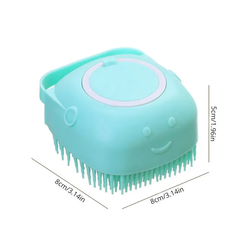 Pet Bathing Soft Silicone Brush